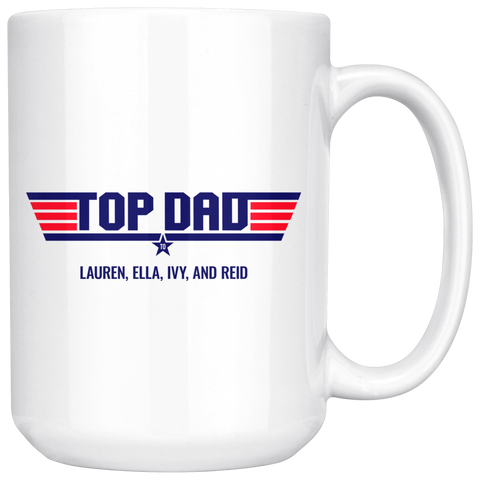 Image of Top Dad Mug Lauren Ella Ivy Reid