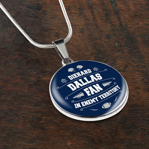 Image of Diehard Dallas Fan Sports Pendant Necklace