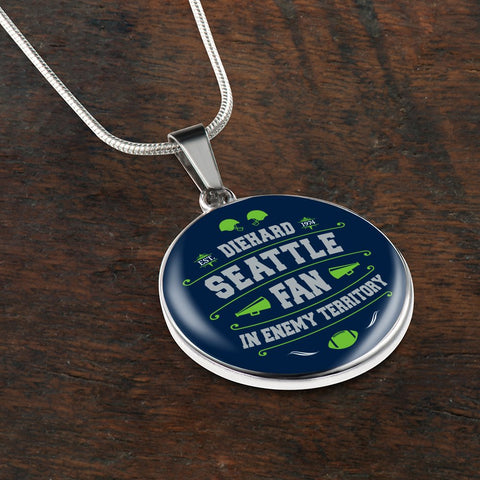 Image of Diehard Seattle Fan Sports Pendant Necklace