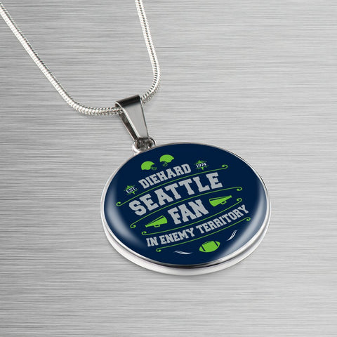 Image of Diehard Seattle Fan Sports Pendant Necklace