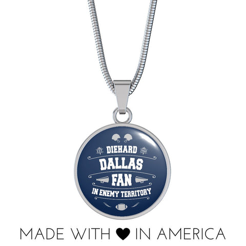 Image of Diehard Dallas Fan Sports Pendant Necklace