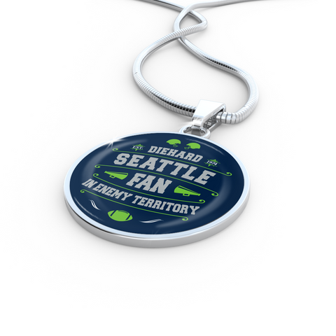 Image of Diehard Seattle Fan Sports Pendant Necklace