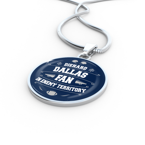 Image of Diehard Dallas Fan Sports Pendant Necklace
