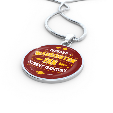 Image of Diehard Washington Fan Sports Pendant Necklace