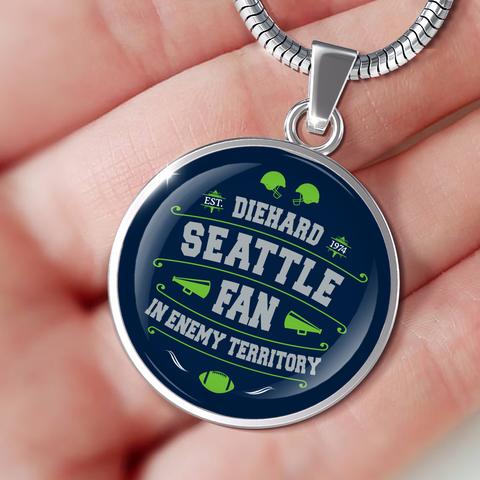 Image of Diehard Seattle Fan Sports Pendant Necklace