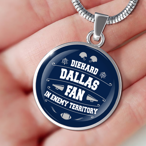 Image of Diehard Dallas Fan Sports Pendant Necklace