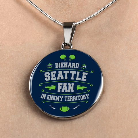 Image of Diehard Seattle Fan Sports Pendant Necklace