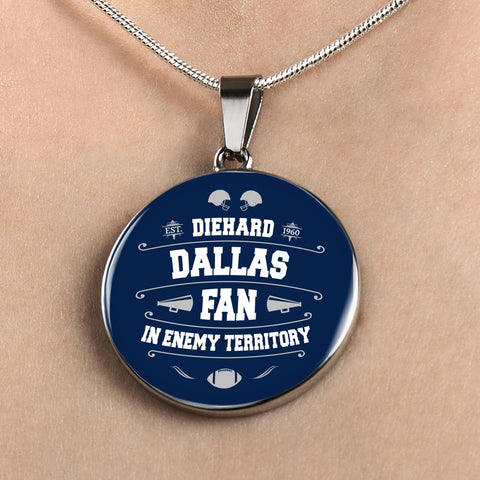 Image of Diehard Dallas Fan Sports Pendant Necklace