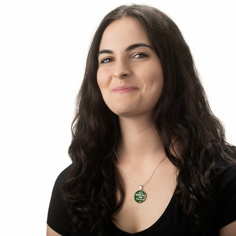 Image of Diehard Green Bay Fan Sports Pendant Necklace