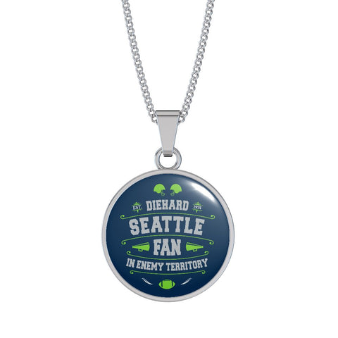 Image of Diehard Seattle Fan Sports Pendant Necklace
