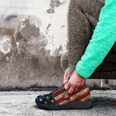 Image of Texas Strong Athletic Sneakers Black