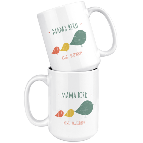 Image of Mama Bird Kiwi Blueberry 15oz Mug