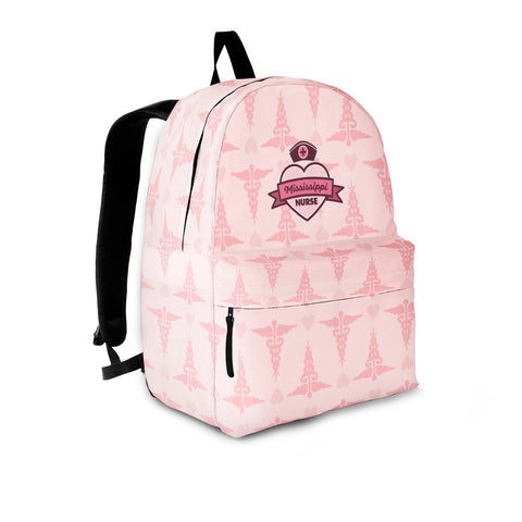 Image of Mississippi Nurse Backpack Pink