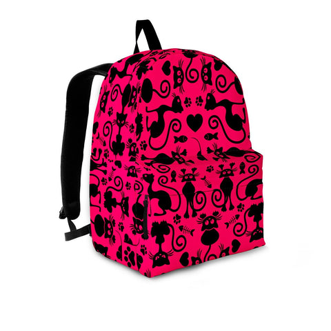 Image of Cats Backpack Pink