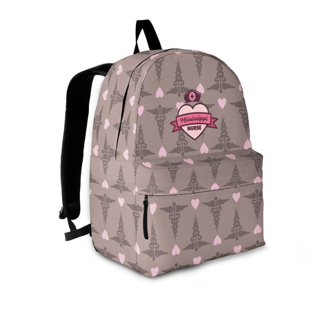 Image of Mississippi Nurse Backpack Rosy Brown