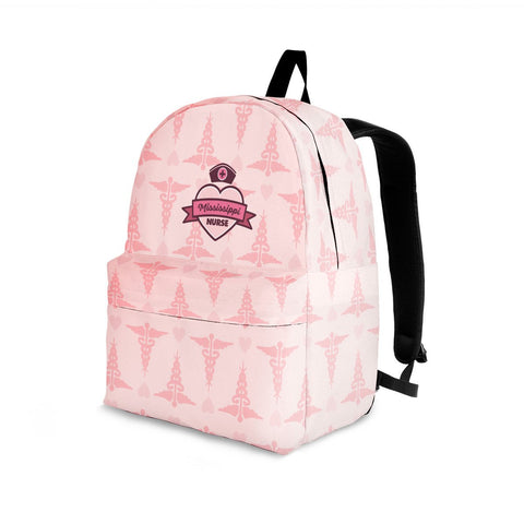 Image of Mississippi Nurse Backpack Pink