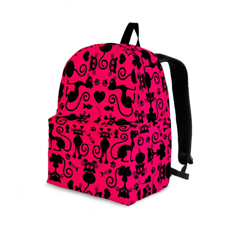 Image of Cats Backpack Pink