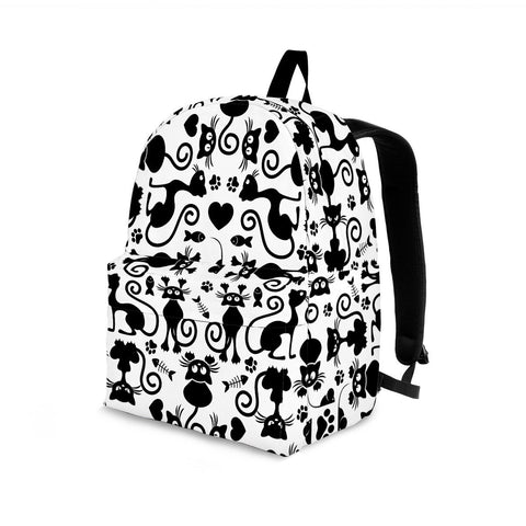 Image of Cats Backpack White