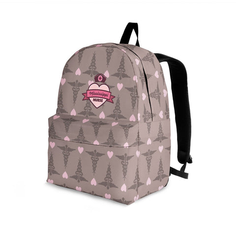 Image of Mississippi Nurse Backpack Rosy Brown
