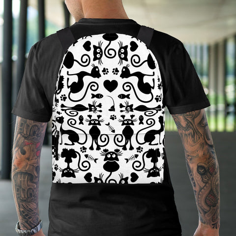 Image of Cats Backpack White