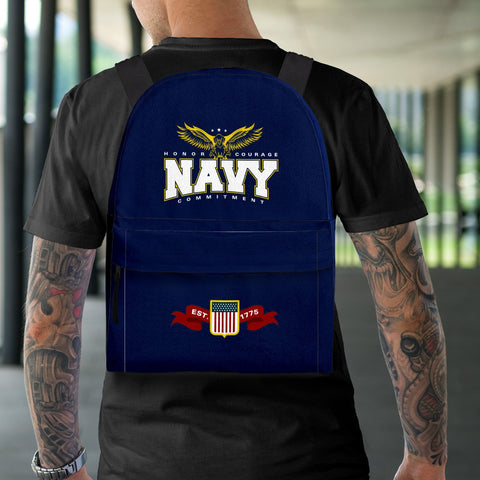 Image of Navy Backpack
