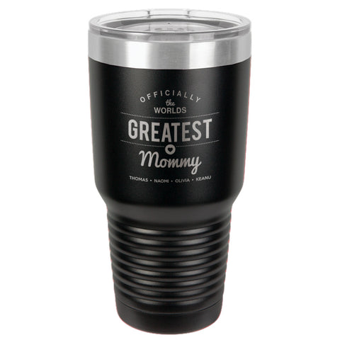 Image of Worlds Greatest Personalized Stainless Steel Tumbler