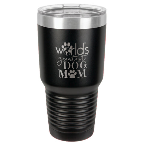 Image of World's Greatest Dog Mom Stainless Steel Tumbler