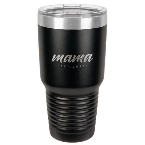 Image of Mama Est Personalized Stainless Steel Tumbler