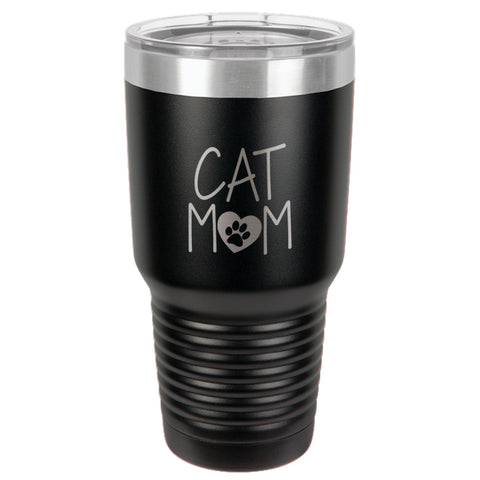 Image of Cat Mom Stainless Steel Tumbler