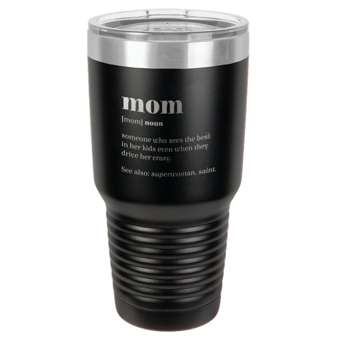 Image of Mom Definition Stainless Steel Tumbler