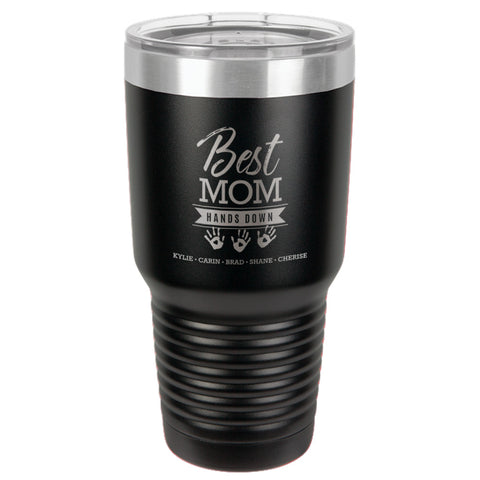 Image of Hands Down Personalized Stainless Steel Tumbler