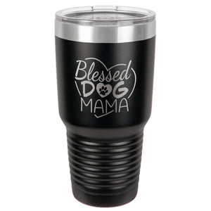 Blessed Dog Mama Stainless Steel Tumbler