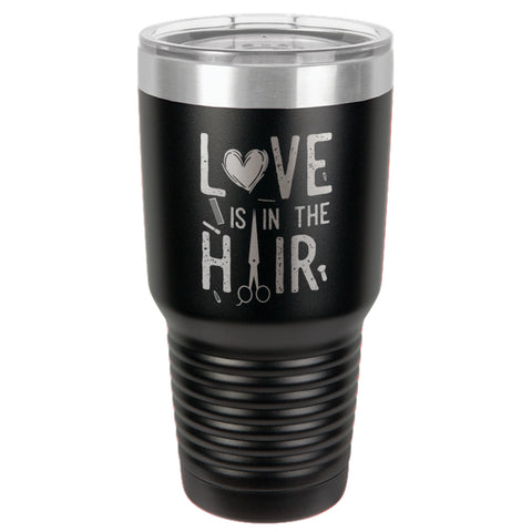 Image of Love is in the Hair Stainless Steel Tumbler