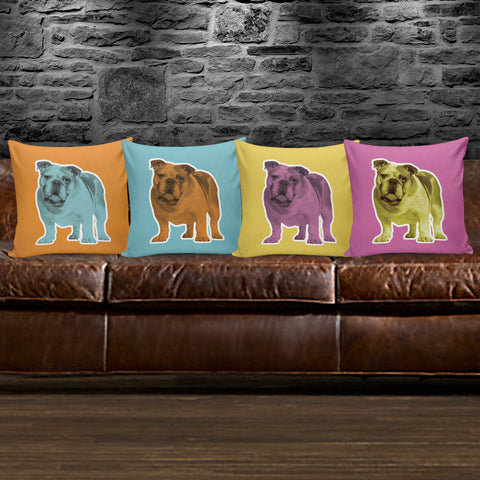 Image of Bulldog Pillow Covers