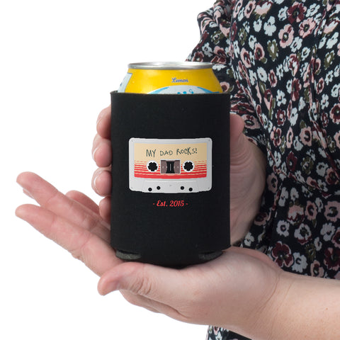 Image of My Dad Rocks Personalized Can Wrap
