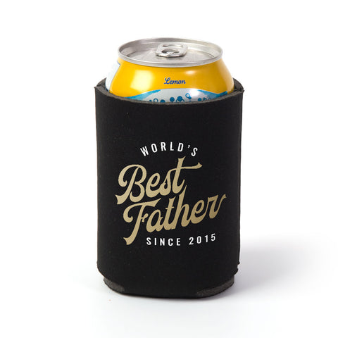 Image of Best Father Personalized Can Wrap
