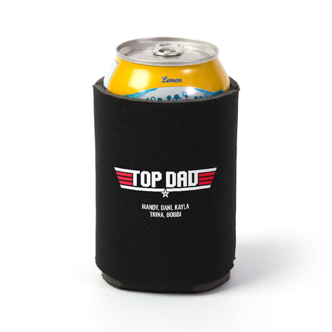 Image of Top Dad Personalized Can Wrap