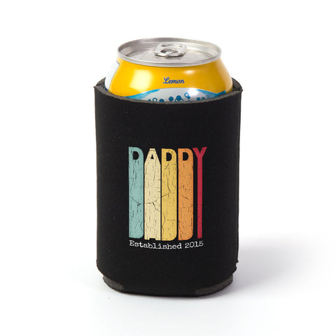 Image of Daddy Est Personalized Can Wrap