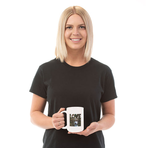 Image of Love Paw Personalized 15oz Ceramic Mug