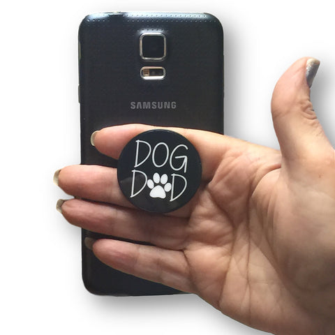 Image of Dog Dad Twist and Pull Phone Grip