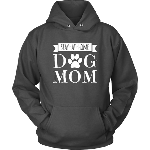 Image of Stay-At-Home Dog Mom Hoodie Sweatshirt