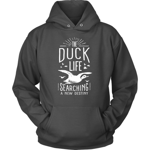 Image of Duck Life Searching A New Destiny Unisex Hoodie Sweatshirt