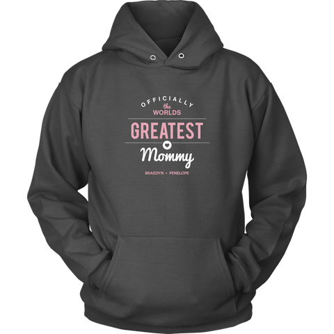 Image of World's Greatest Mommy Hoodie Sweatshirt