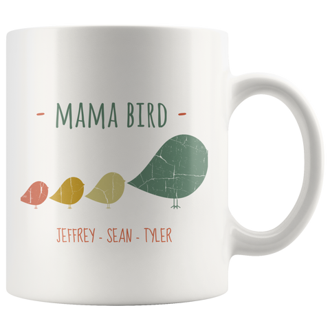 Image of Mama Bird Mug Jeffrey Sean Tyler