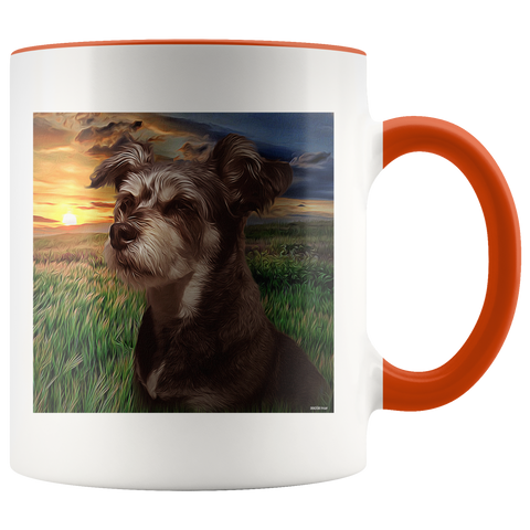 Image of Customizable Photo Ceramic Accent Mug