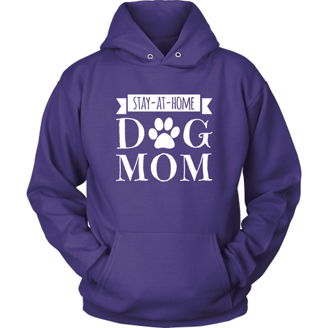Image of Stay-At-Home Dog Mom Hoodie Sweatshirt
