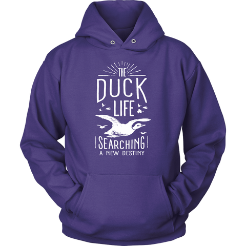 Image of Duck Life Searching A New Destiny Unisex Hoodie Sweatshirt