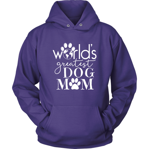 Image of World's Greatest Dog Mom Hoodie Sweatshirt