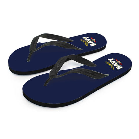 Image of Navy Flip Flops