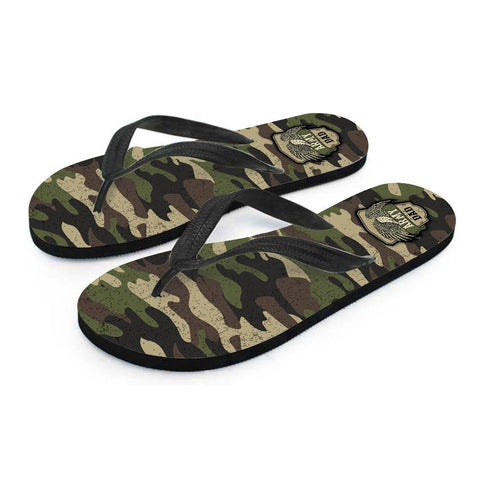 Image of Army Dad Camouflage Flip Flops